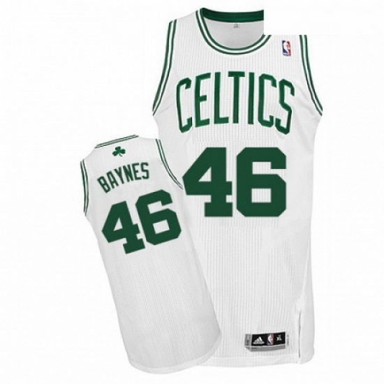 Mens Adidas Boston Celtics 46 Aron Baynes Authentic White Home NBA Jersey Mens Adidas Boston Celtics 46 Aron Baynes Authentic White Home NBA Jersey