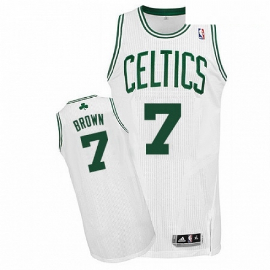 Mens Adidas Boston Celtics 7 Jaylen Brown Authentic White Home NBA Jersey Mens Adidas Boston Celtics 7 Jaylen Brown Authentic White Home NBA Jersey