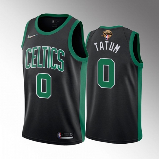 Men's Boston Celtics #0 Jayson Tatum 2022 Black NBA Finals Stitched Jersey Men's Boston Celtics #0 Jayson Tatum 2022 Black NBA Finals Stitched Jersey