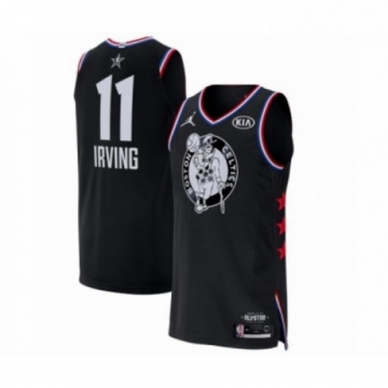 Mens Jordan Boston Celtics 11 Kyrie Irving Authentic Black 2019 All Star Game Basketball Jersey Mens Jordan Boston Celtics 11 Kyrie Irving Authentic Black 2019 All Star Game Basketball Jersey