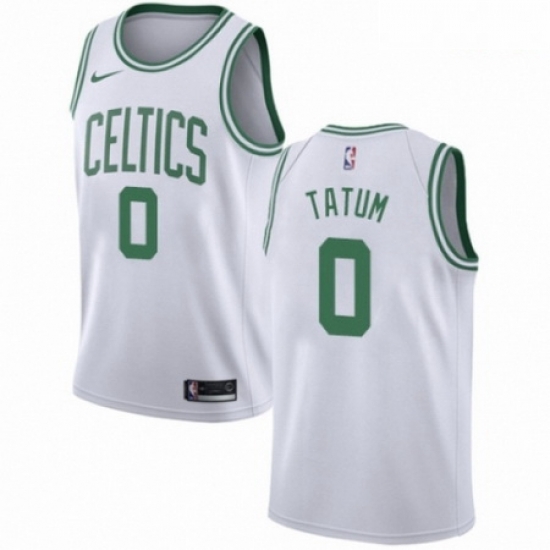 Mens Nike Boston Celtics 0 Jayson Tatum Authentic White NBA Jersey Association Edition Mens Nike Boston Celtics 0 Jayson Tatum Authentic White NBA Jersey Association Edition