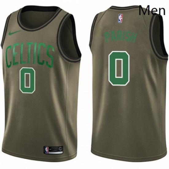 Mens Nike Boston Celtics 0 Robert Parish Swingman Green Salute to Service NBA Jersey Mens Nike Boston Celtics 0 Robert Parish Swingman Green Salute to Service NBA Jersey