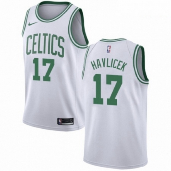 Mens Nike Boston Celtics 17 John Havlicek Authentic White NBA Jersey Association Edition Mens Nike Boston Celtics 17 John Havlicek Authentic White NBA Jersey Association Edition