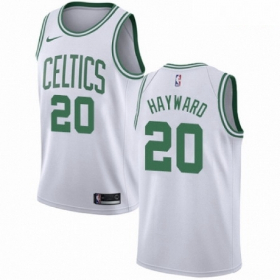 Mens Nike Boston Celtics 20 Gordon Hayward Swingman White NBA Jersey Association Edition Mens Nike Boston Celtics 20 Gordon Hayward Swingman White NBA Jersey Association Edition