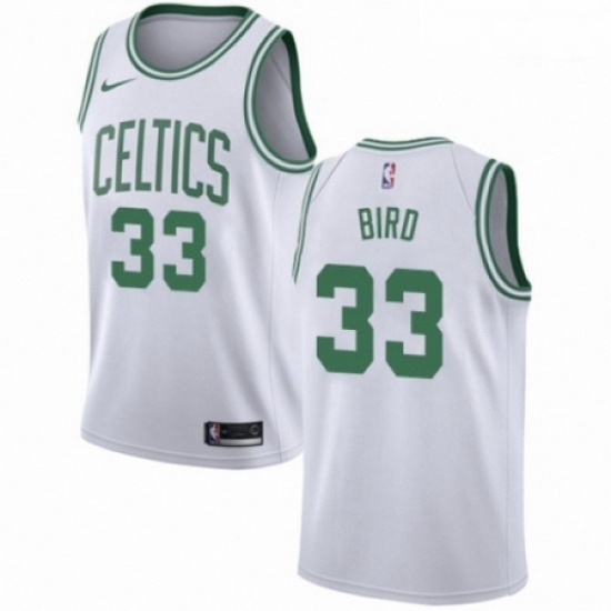 Mens Nike Boston Celtics 33 Larry Bird Swingman White NBA Jersey Association Edition Mens Nike Boston Celtics 33 Larry Bird Swingman White NBA Jersey Association Edition