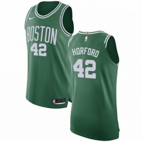 Mens Nike Boston Celtics 42 Al Horford Authentic GreenWhite No Road NBA Jersey Icon Edition Mens Nike Boston Celtics 42 Al Horford Authentic GreenWhite No Road NBA Jersey Icon Edition