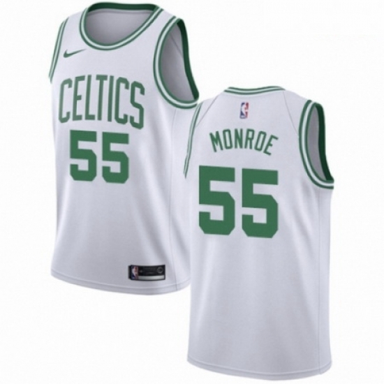 Mens Nike Boston Celtics 55 Greg Monroe Authentic White NBA Jersey Association Edition Mens Nike Boston Celtics 55 Greg Monroe Authentic White NBA Jersey Association Edition