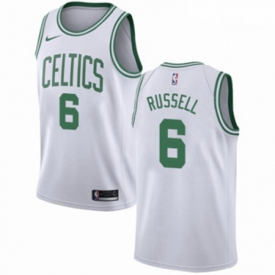 Mens Nike Boston Celtics 6 Bill Russell Authentic White NBA Jersey Association Edition Mens Nike Boston Celtics 6 Bill Russell Authentic White NBA Jersey Association Edition