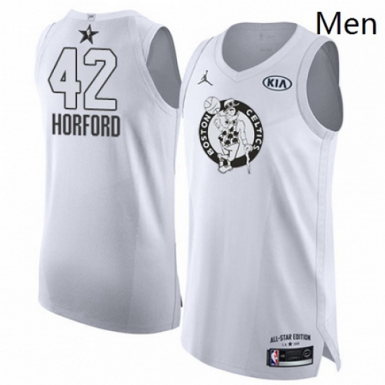Mens Nike Jordan Boston Celtics 42 Al Horford Authentic White 2018 All Star Game NBA Jersey Mens Nike Jordan Boston Celtics 42 Al Horford Authentic White 2018 All Star Game NBA Jersey