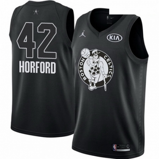Mens Nike Jordan Boston Celtics 42 Al Horford Swingman Black 2018 All Star Game NBA Jersey Mens Nike Jordan Boston Celtics 42 Al Horford Swingman Black 2018 All Star Game NBA Jersey
