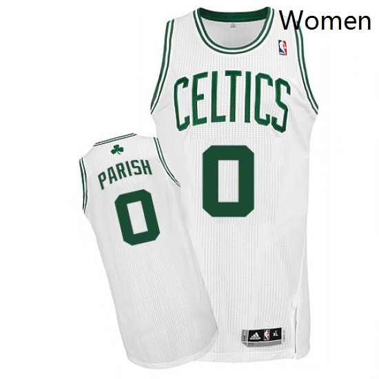 Womens Adidas Boston Celtics 0 Robert Parish Authentic White Home NBA Jersey Womens Adidas Boston Celtics 0 Robert Parish Authentic White Home NBA Jersey