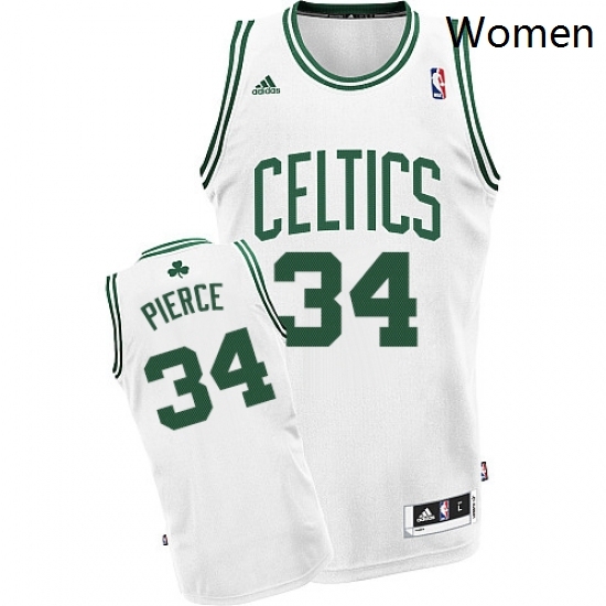 Womens Adidas Boston Celtics 34 Paul Pierce Swingman White Home NBA Jersey Womens Adidas Boston Celtics 34 Paul Pierce Swingman White Home NBA Jersey