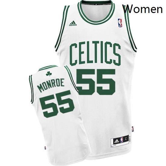 Womens Adidas Boston Celtics 55 Greg Monroe Swingman White Home NBA Jersey Womens Adidas Boston Celtics 55 Greg Monroe Swingman White Home NBA Jersey