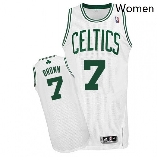 Womens Adidas Boston Celtics 7 Jaylen Brown Authentic White Home NBA Jersey Womens Adidas Boston Celtics 7 Jaylen Brown Authentic White Home NBA Jersey