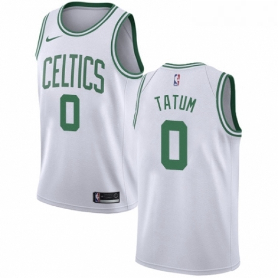 Womens Nike Boston Celtics 0 Jayson Tatum Authentic White NBA Jersey Association Edition Womens Nike Boston Celtics 0 Jayson Tatum Authentic White NBA Jersey Association Edition