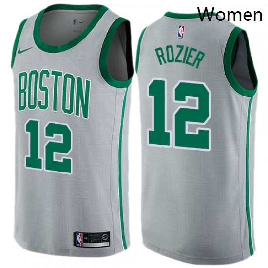 Womens Nike Boston Celtics 12 Terry Rozier Swingman Gray NBA Jersey City Edition Womens Nike Boston Celtics 12 Terry Rozier Swingman Gray NBA Jersey City Edition