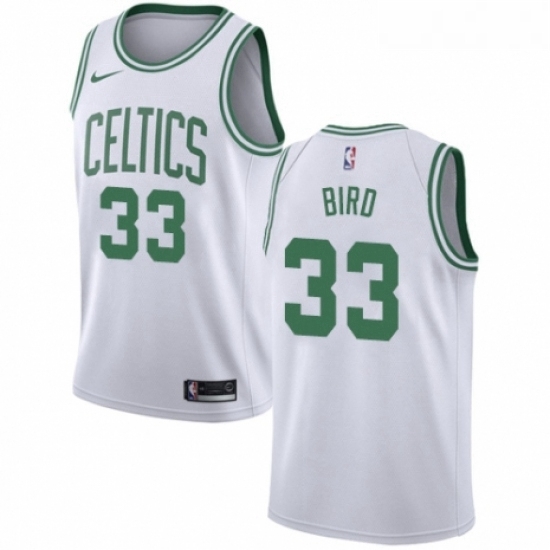 Womens Nike Boston Celtics 33 Larry Bird Swingman White NBA Jersey Association Edition Womens Nike Boston Celtics 33 Larry Bird Swingman White NBA Jersey Association Edition