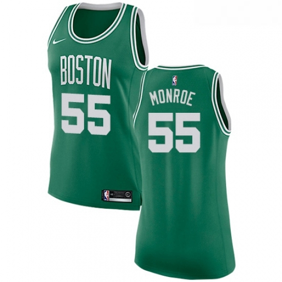 Womens Nike Boston Celtics 55 Greg Monroe Swingman GreenWhite No Road NBA Jersey Icon Edition Womens Nike Boston Celtics 55 Greg Monroe Swingman GreenWhite No Road NBA Jersey Icon Edition