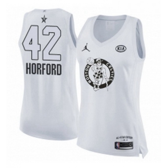 Womens Nike Jordan Boston Celtics 42 Al Horford Swingman White 2018 All Star Game NBA Jersey Womens Nike Jordan Boston Celtics 42 Al Horford Swingman White 2018 All Star Game NBA Jersey