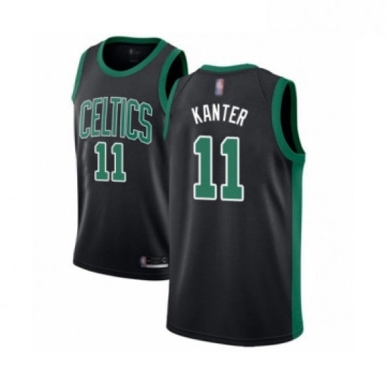 Youth Boston Celtics 11 Enes Kanter Swingman Black Basketball Jersey Statement Edition Youth Boston Celtics 11 Enes Kanter Swingman Black Basketball Jersey Statement Edition