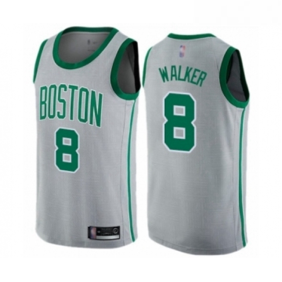 Youth Boston Celtics 8 Kemba Walker Swingman Gray Basketball Jersey City Edition Youth Boston Celtics 8 Kemba Walker Swingman Gray Basketball Jersey City Edition