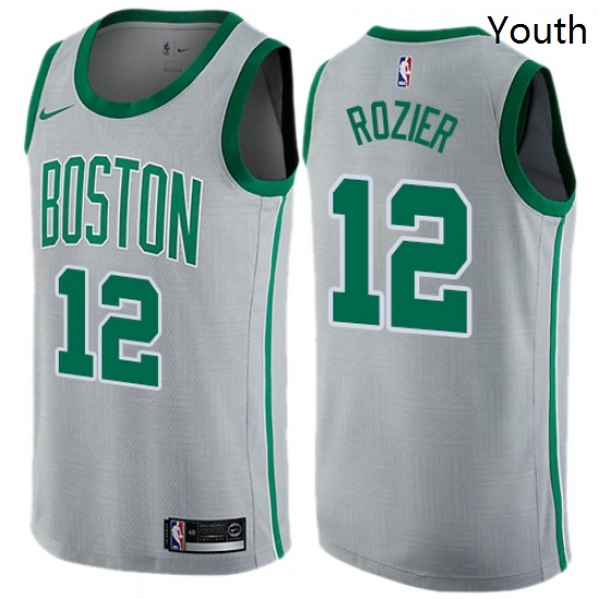 Youth Nike Boston Celtics 12 Terry Rozier Swingman Gray NBA Jersey City Edition Youth Nike Boston Celtics 12 Terry Rozier Swingman Gray NBA Jersey City Edition