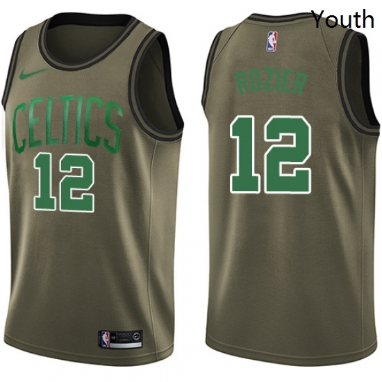 Youth Nike Boston Celtics 12 Terry Rozier Swingman Green Salute to Service NBA Jersey Youth Nike Boston Celtics 12 Terry Rozier Swingman Green Salute to Service NBA Jersey