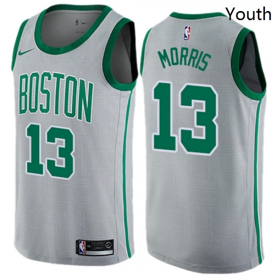 Youth Nike Boston Celtics 13 Marcus Morris Swingman Gray NBA Jersey City Edition Youth Nike Boston Celtics 13 Marcus Morris Swingman Gray NBA Jersey City Edition