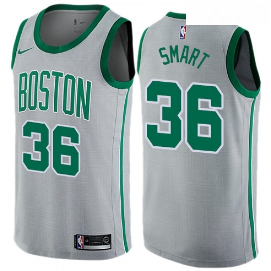 Youth Nike Boston Celtics 36 Marcus Smart Swingman Gray NBA Jersey City Edition Youth Nike Boston Celtics 36 Marcus Smart Swingman Gray NBA Jersey City Edition