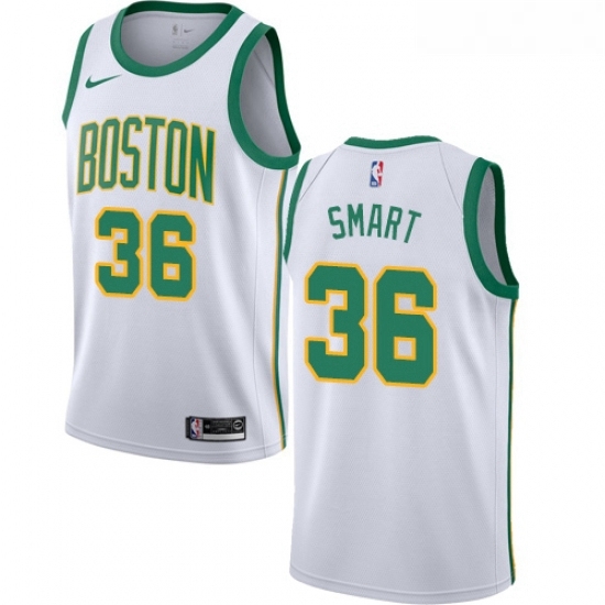 Youth Nike Boston Celtics 36 Marcus Smart Swingman White NBA Jersey City Edition Youth Nike Boston Celtics 36 Marcus Smart Swingman White NBA Jersey City Edition