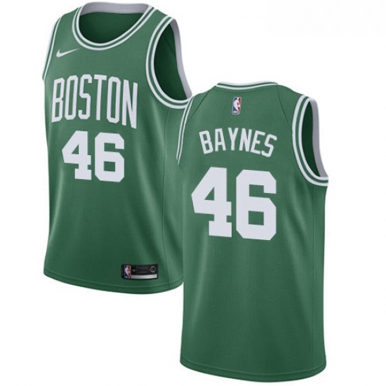Youth Nike Boston Celtics 46 Aron Baynes Swingman GreenWhite No Road NBA Jersey Icon Edition Youth Nike Boston Celtics 46 Aron Baynes Swingman GreenWhite No Road NBA Jersey Icon Edition