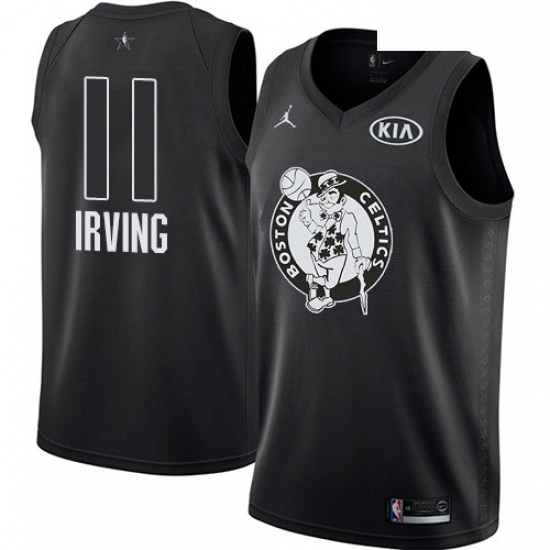 Youth Nike Jordan Boston Celtics 11 Kyrie Irving Swingman Black 2018 All Star Game NBA Jersey Youth Nike Jordan Boston Celtics 11 Kyrie Irving Swingman Black 2018 All Star Game NBA Jersey