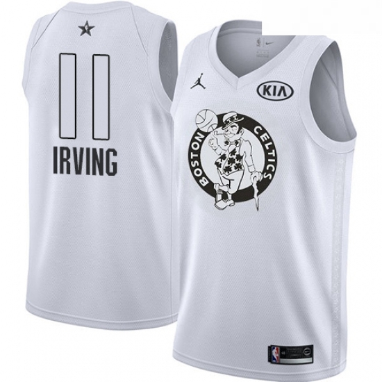 Youth Nike Jordan Boston Celtics 11 Kyrie Irving Swingman White 2018 All Star Game NBA Jersey Youth Nike Jordan Boston Celtics 11 Kyrie Irving Swingman White 2018 All Star Game NBA Jersey
