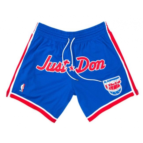 Brooklyn Nets Just Don Blue Shorts Brooklyn Nets Just Don Blue Shorts
