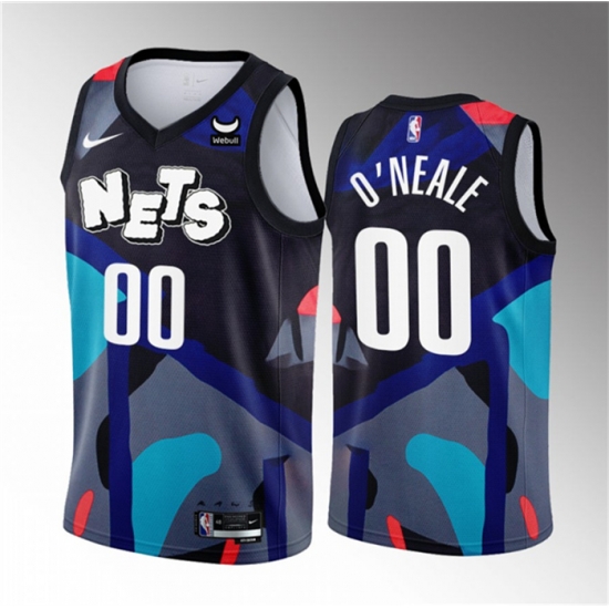 Men Brooklyn Nets 00 Royce O‘Neale Black 2023 24 City Edition Stitched Basketball Jersey Men Brooklyn Nets 00 Royce O‘Neale Black 2023 24 City Edition Stitched Basketball Jersey