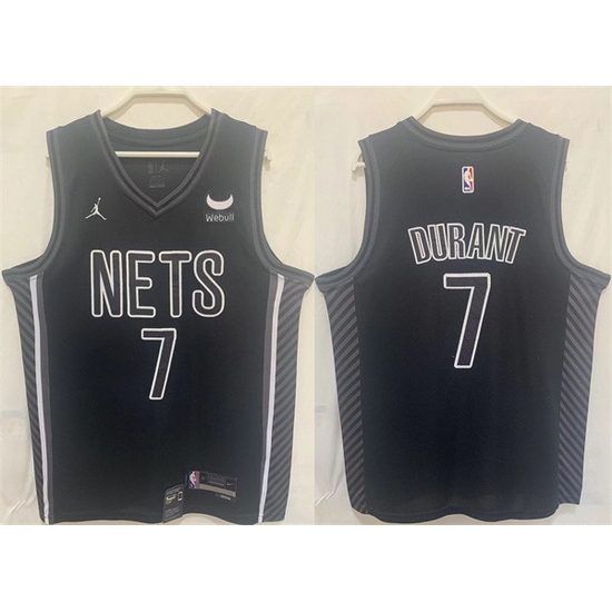 Men Brooklyn Nets 7 Kevin Durant Black Stitched Basketball Jersey Men Brooklyn Nets 7 Kevin Durant Black Stitched Basketball Jersey