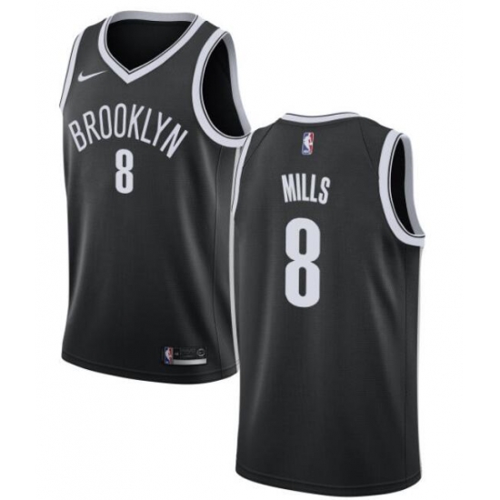 Men Brooklyn Nets Patty Mills Black Nike Home Jersey Men Brooklyn Nets Patty Mills Black Nike Home Jersey