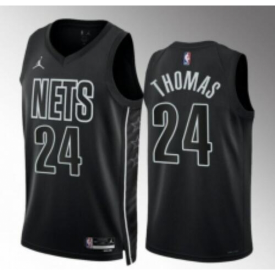 Men New York Brooklyn Nets Cam Thomas Black Fashion Stitched Jersey Men New York Brooklyn Nets Cam Thomas Black Fashion Stitched Jersey