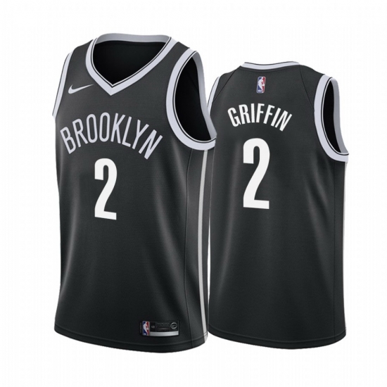 Men Nike Brooklyn Nets 2 Blake Griffin Black NBA Swingman Icon Edition Jersey Men Nike Brooklyn Nets 2 Blake Griffin Black NBA Swingman Icon Edition Jersey