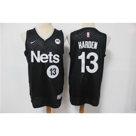 Men Nike Brooklyn Nets James Harden 13 Black NBA New grey playoff bonus jersey Men Nike Brooklyn Nets James Harden 13 Black NBA New grey playoff bonus jersey