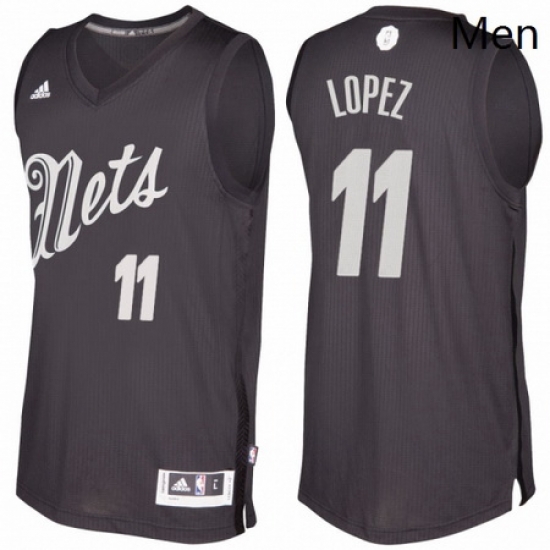 Mens Brooklyn Nets 11 Brook Lopez Black 2016 2017 Christmas Day NBA Swingman Jersey Mens Brooklyn Nets 11 Brook Lopez Black 2016 2017 Christmas Day NBA Swingman Jersey