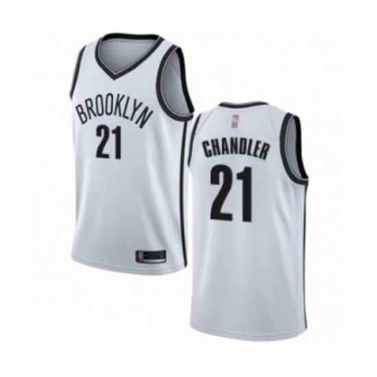 Mens Brooklyn Nets 21 Wilson Chandler Authentic White Basketball Jersey Association Edition Mens Brooklyn Nets 21 Wilson Chandler Authentic White Basketball Jersey Association Edition