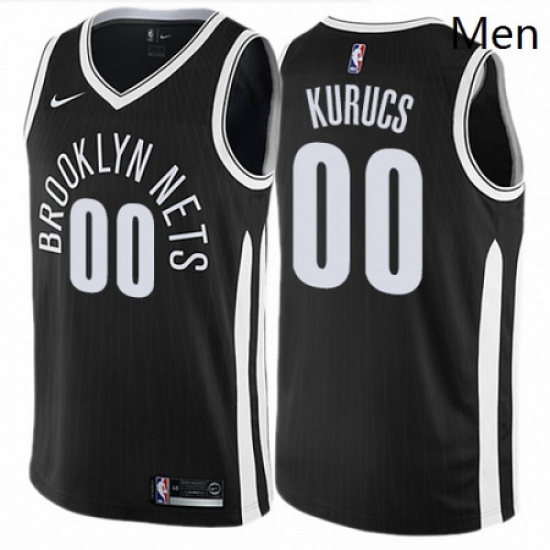 Mens Nike Brooklyn Nets 00 Rodions Kurucs Swingman Black NBA Jersey City Edition Mens Nike Brooklyn Nets 00 Rodions Kurucs Swingman Black NBA Jersey City Edition