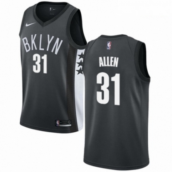 Mens Nike Brooklyn Nets 31 Jarrett Allen Authentic Gray NBA Jersey Statement Edition Mens Nike Brooklyn Nets 31 Jarrett Allen Authentic Gray NBA Jersey Statement Edition