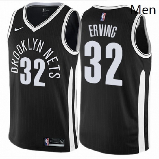 Mens Nike Brooklyn Nets 32 Julius Erving Swingman Black NBA Jersey City Edition Mens Nike Brooklyn Nets 32 Julius Erving Swingman Black NBA Jersey City Edition