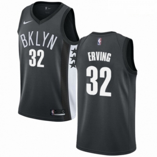 Mens Nike Brooklyn Nets 32 Julius Erving Swingman Gray NBA Jersey Statement Edition Mens Nike Brooklyn Nets 32 Julius Erving Swingman Gray NBA Jersey Statement Edition