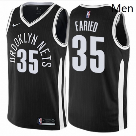 Mens Nike Brooklyn Nets 35 Kenneth Faried Swingman Black NBA Jersey City Edition Mens Nike Brooklyn Nets 35 Kenneth Faried Swingman Black NBA Jersey City Edition