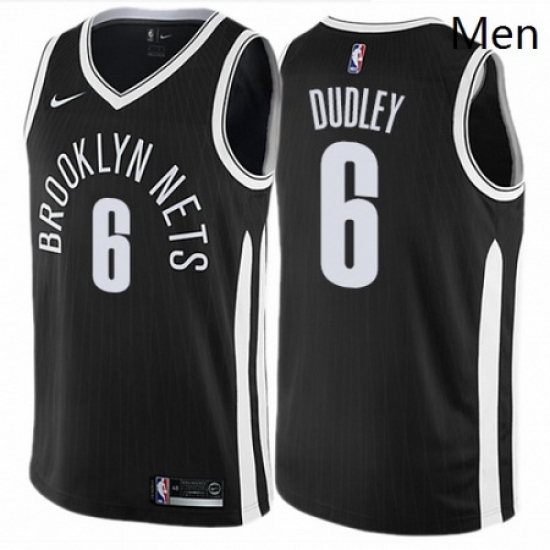 Mens Nike Brooklyn Nets 6 Jared Dudley Swingman Black NBA Jersey City Edition Mens Nike Brooklyn Nets 6 Jared Dudley Swingman Black NBA Jersey City Edition