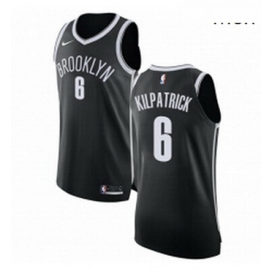 Mens Nike Brooklyn Nets 6 Sean Kilpatrick Authentic Black Road NBA Jersey Icon Edition Mens Nike Brooklyn Nets 6 Sean Kilpatrick Authentic Black Road NBA Jersey Icon Edition