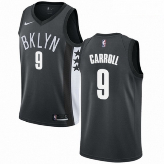 Mens Nike Brooklyn Nets 9 DeMarre Carroll Authentic Gray NBA Jersey Statement Edition Mens Nike Brooklyn Nets 9 DeMarre Carroll Authentic Gray NBA Jersey Statement Edition